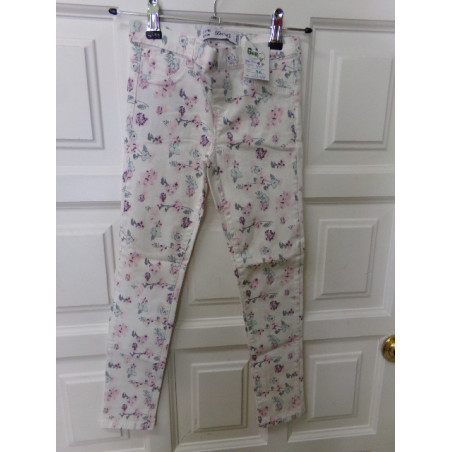Leggin flores talla 7-8 años. Segunda mano