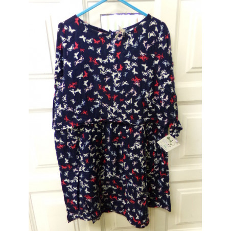 Vestido azul talla 6-7 años. Segunda mano