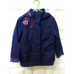 Gabardina azul Orchestra talla 6 años. Segunda mano