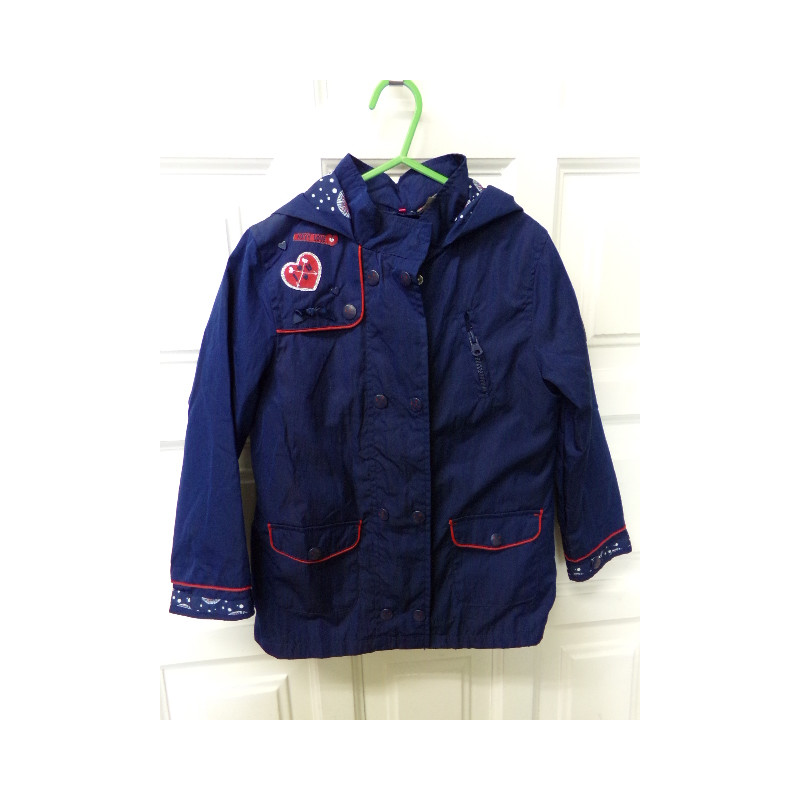 Gabardina azul Orchestra talla 6 años. Segunda mano