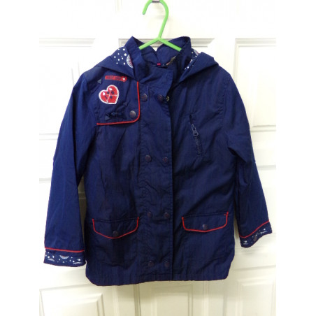 Gabardina azul Orchestra talla 6 años. Segunda mano