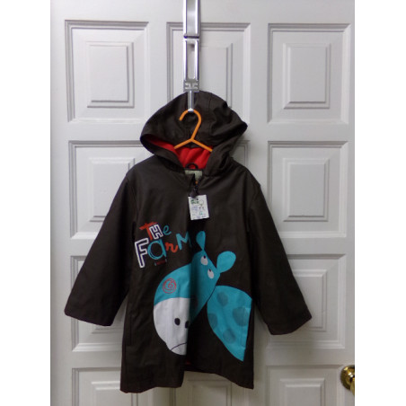 Chubasquero marron talla 3 años. Tuc Tuc. Segunda mano