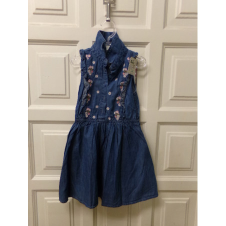 Vestido vaquero talla 4 años. Segunda mano