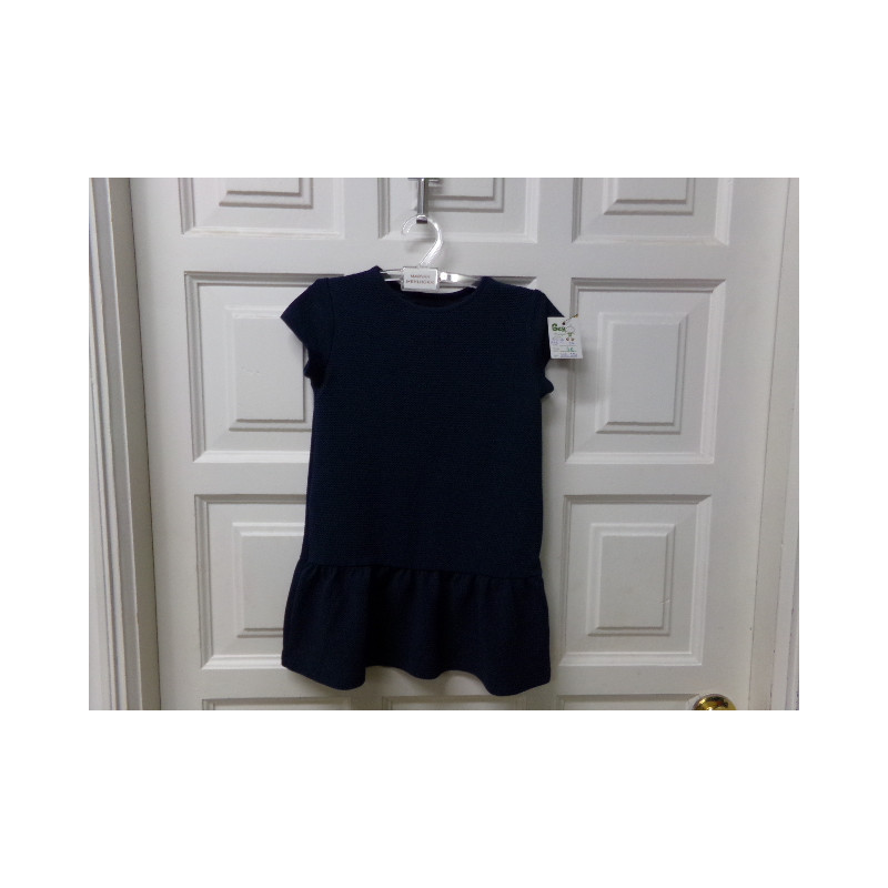 Vestido azul marino talla 3 años. Segunda mano