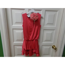 Vestido de seda con diadema. La Ormiga talla 8-10 años. segunda mano