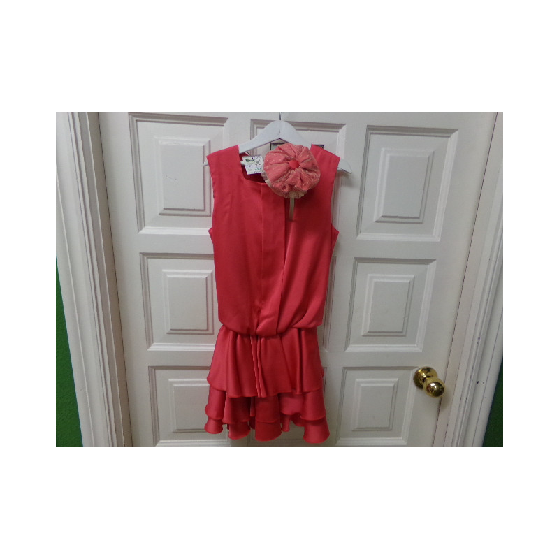 Vestido de seda con diadema. La Ormiga talla 8-10 años. segunda mano