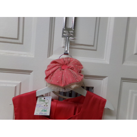 Vestido de seda con diadema. La Ormiga talla 8-10 años. segunda mano