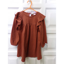 Vestido Zara topitos talla 4 años. Segunda mano