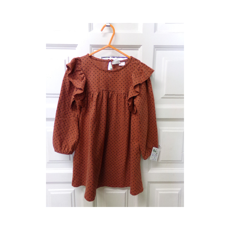 Vestido Zara topitos talla 4 años. Segunda mano