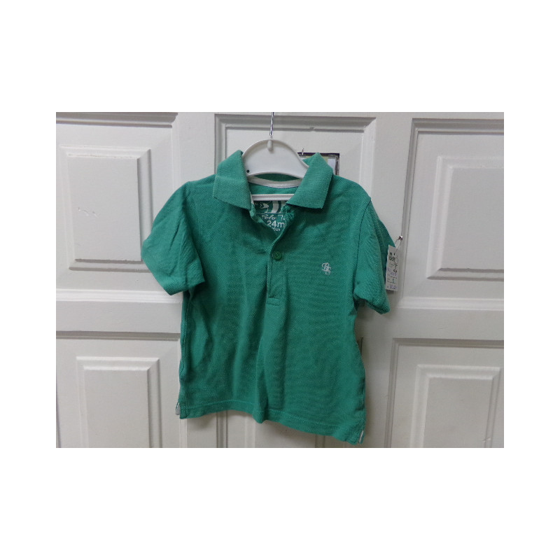 Polo verde talla 2 años. Segunda mano