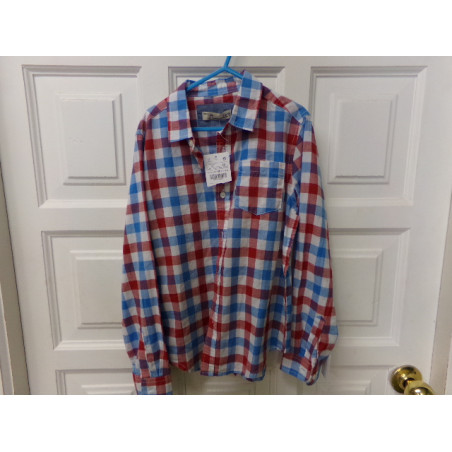 Camisa de cuadros talla 7-8 años. A estrenar