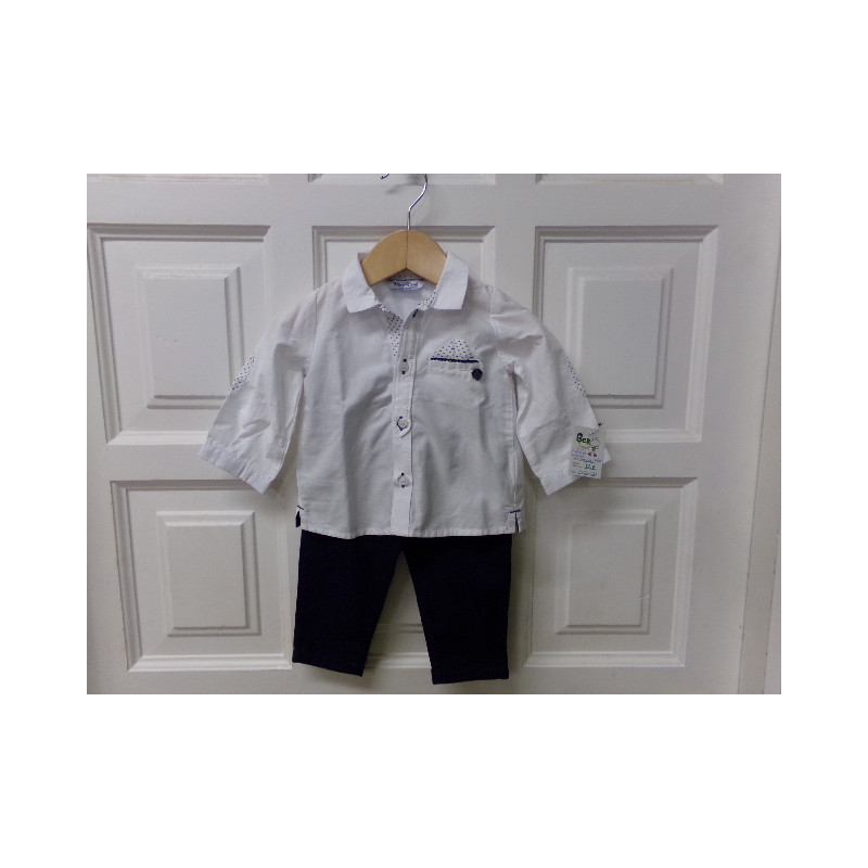 Conjunto de pantalón y camisa Mayoral talla 4 mesesSegunda mano