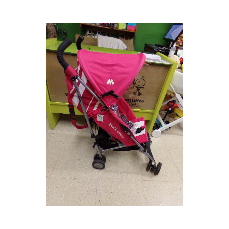 Silla Maclaren Triumph. Fucsia con plástico. Segunda mano