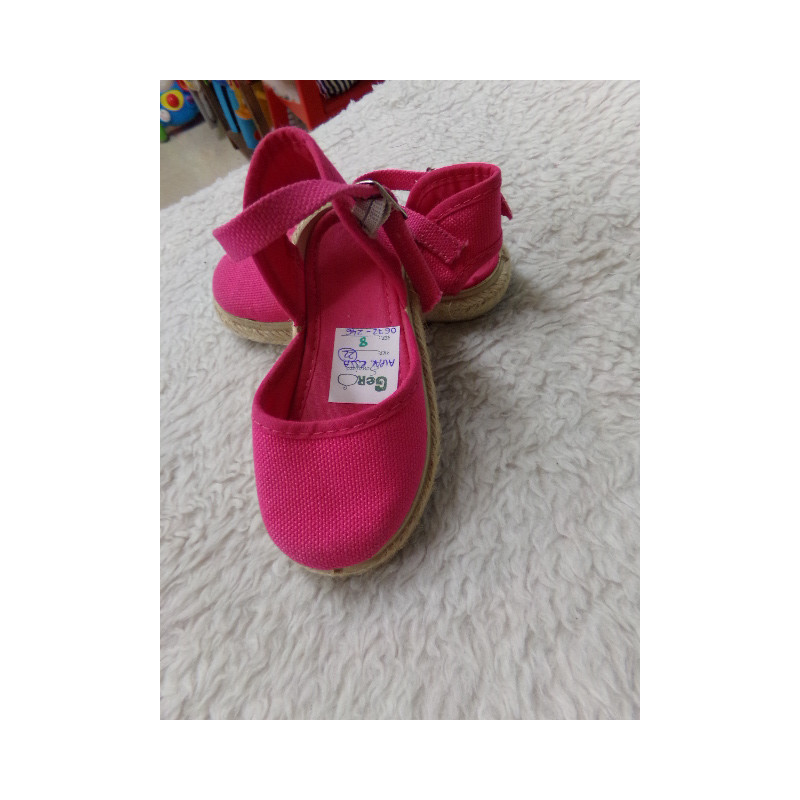 Alpargata Rosa N 22. Segunda mano