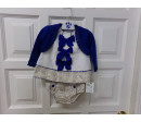 Vestido con bragola y chaqueta talla 6 meses. Miranda, Segunda mano