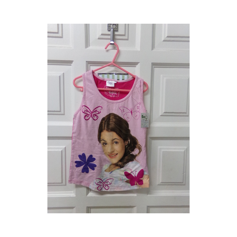 Camiseta violeta talla 8 años. Segunda mano