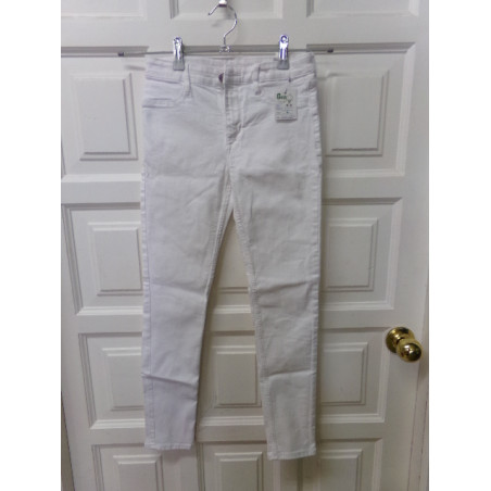 Vaquero blanco talla 10-11 años. Segunda mano
