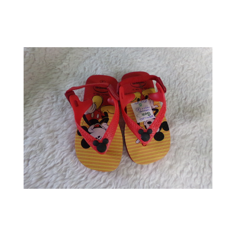 Chancla Hawaiana de Mickey. N20. Segunda mano