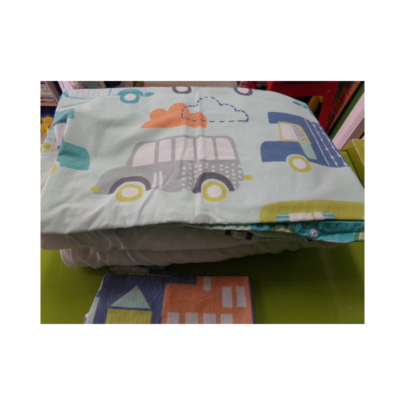 Funda nórdica cuna con relleno y funda almohada. Segunda mano