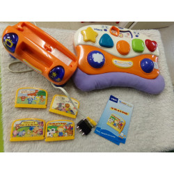Consola Smile Baby de Vtech con 4 juegos. Segunda mano