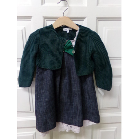 Vestido con chaqueta talla 5 años. Lio Lio. Segunda mano