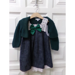 Vestido con chaqueta talla 5 años. Lio Lio. Segunda mano