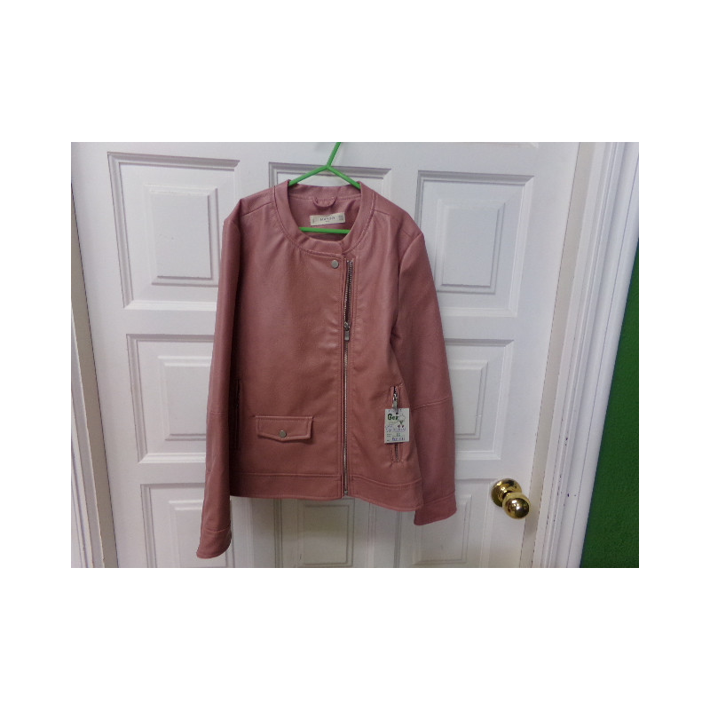 Cazadora polipiel Mango talla 11-12 años. Segunda mano