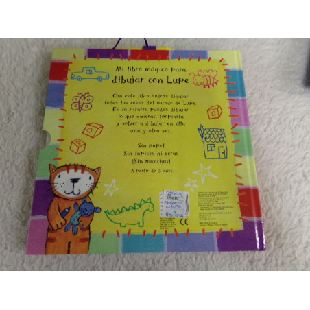 Pizarra mágica para dibujar con Lupe. Segunda mano