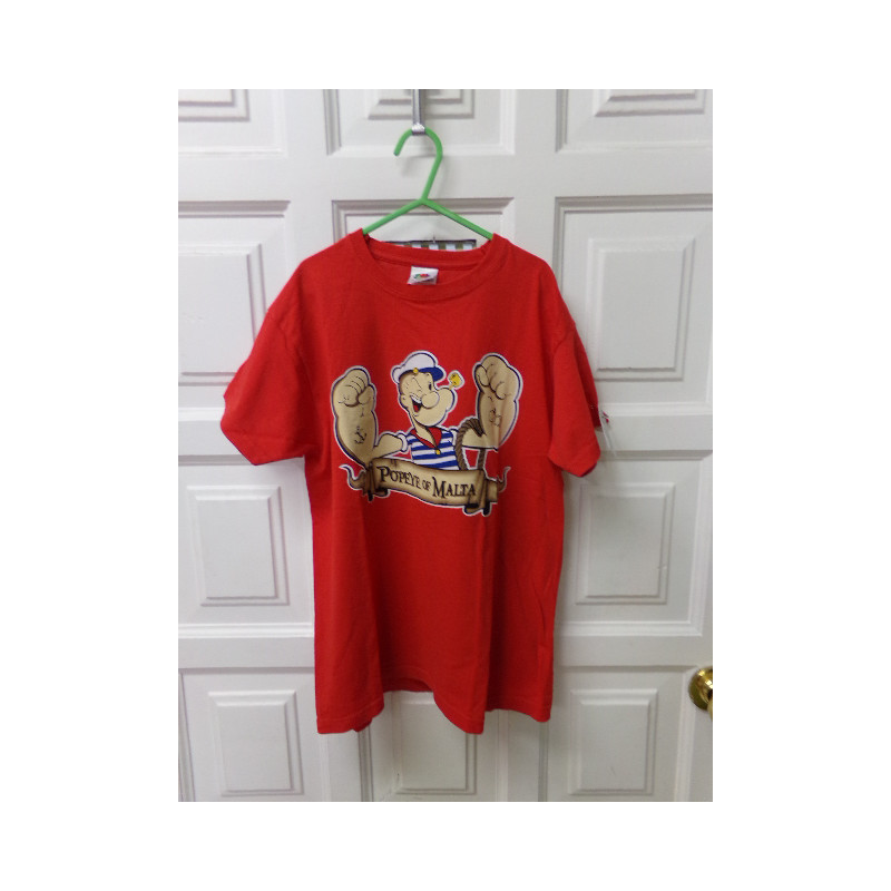 Camiseta Popeye talla 9-11 años. fruit the loom. Segunda mano