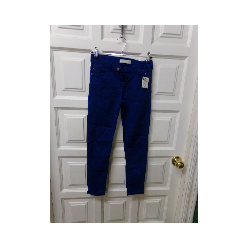 Pantalon azul Zara talla 9-10 años. Segunda mano