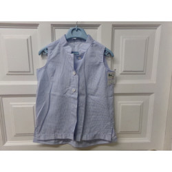 Blusa rayas azul talla 6 años, Segunda mano