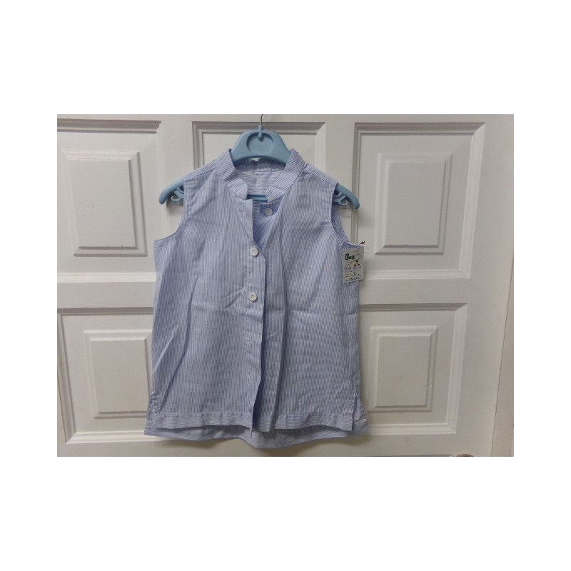 Blusa rayas azul talla 6 años, Segunda mano