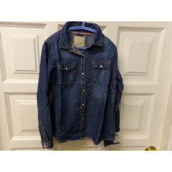 Camisa vaquera talla 7-8 años. Segunda mano-