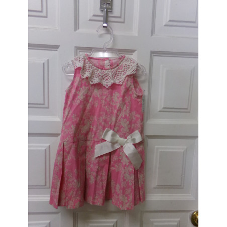 Vestido rosa talla 3 años. Segunda mano