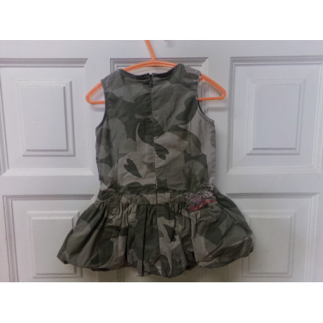 Vestido camuflaje talla 3 años. Segunda mano