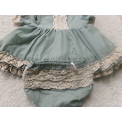 Vestido con bragola La Ormiga talla 18 meses. Segunda mano