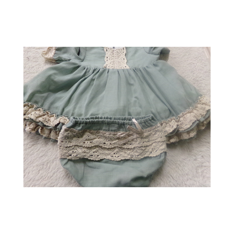 Vestido con bragola La Ormiga talla 18 meses. Segunda mano