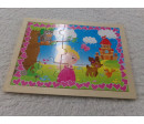 Puzzle de madera. Segunda mano