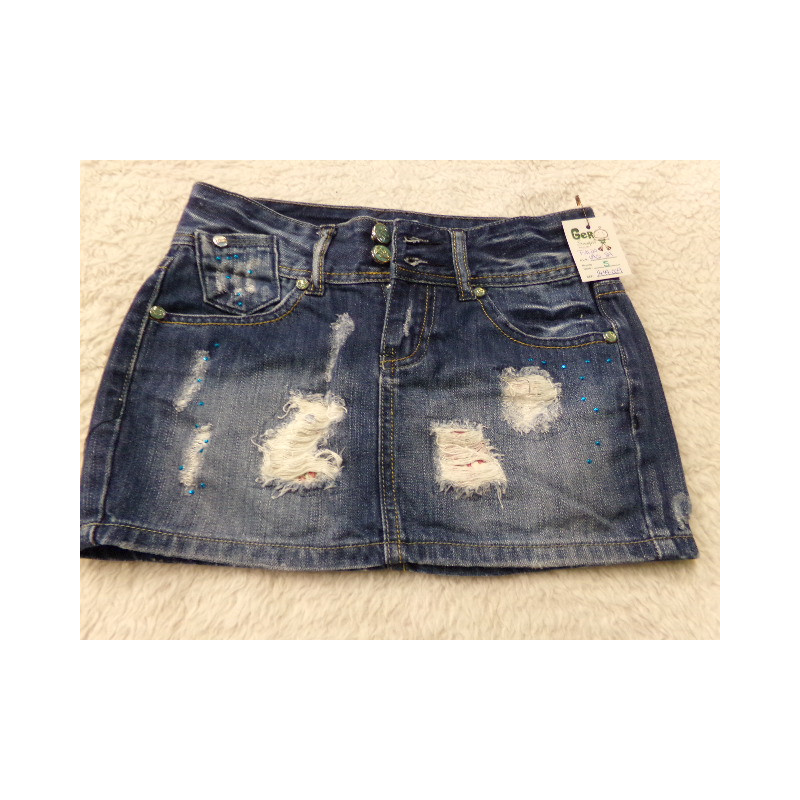 Falda vaquera talla 8 años. Segunda mano