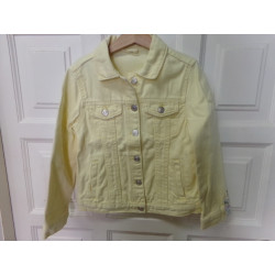 Cazadora vaquera amarilla talla 8 años. Segunda mano