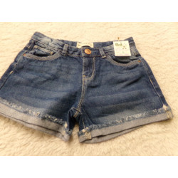 Pantalón corto vaquero Brotes talla 10 años. Segunda mano