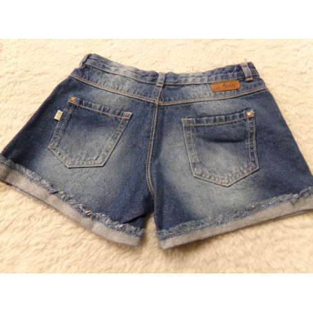 Pantalón corto vaquero Brotes talla 10 años. Segunda mano