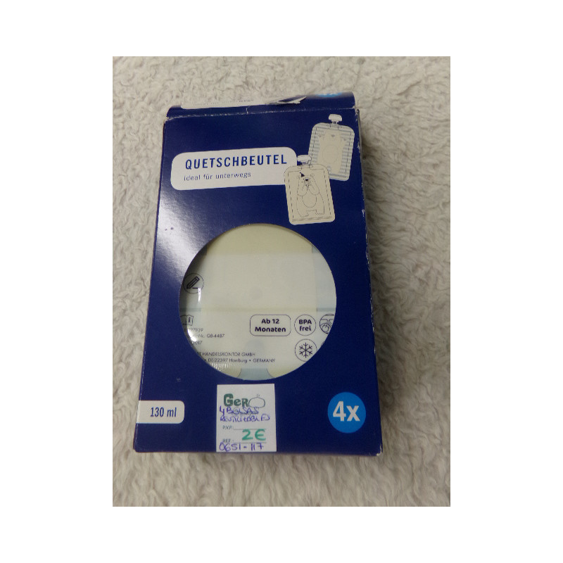 4 Bolsas reutilizables. A estrenar