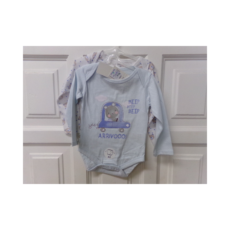 2 Bodies talla 6 meses. A estrenar