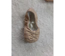 Alpargata dorada n 20. Segunda mano