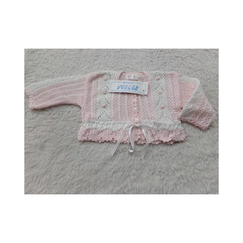 Chaqueta bordada a mano talla 12 meses. A estrenar