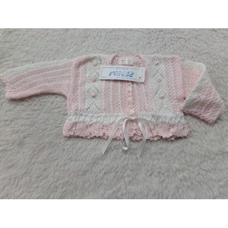 Chaqueta bordada a mano talla 12 meses. A estrenar