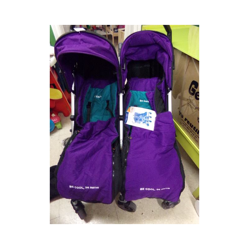 Silla gemelar Nurse con plástico y sacos. Segunda mano