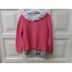 Blusa con chaqueta Patricia Mendiluce talla 4 años. Segunda mano