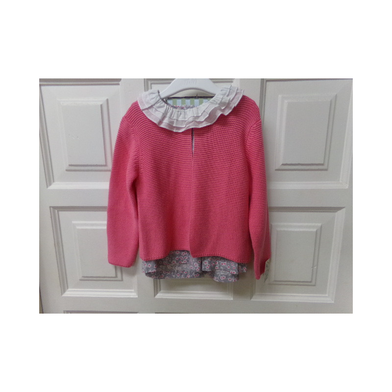 Blusa con chaqueta Patricia Mendiluce talla 4 años. Segunda mano